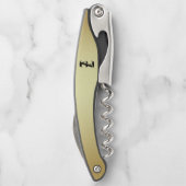 Mit Monogramm "Z"-Kellerschraube Kellnermesser (Rückseite)