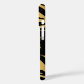 Mit Monogramm Zebrastreifen Verziert Case-Mate iPhone Hülle (Rückseite / Links)