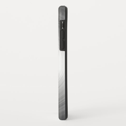 Mit Monogramm, zeitgemäßes Silberstrahlmuster Case-Mate iPhone Hülle (Hinten/Links)