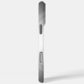 Mit Monogramm, zeitgemäßes Silberstrahlmuster Case-Mate iPhone Hülle (Rückseite / Rechts)