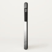 Mit Monogramm, zeitgemäßes Silberstrahlmuster Case-Mate iPhone Hülle (Hinten/Links)