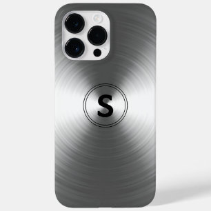 Mit Monogramm, zeitgemäßes Silberstrahlmuster Case-Mate iPhone 14 Pro Max Hülle