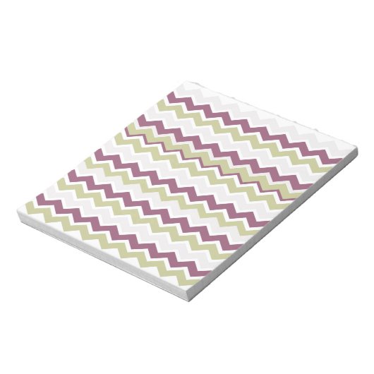 Mit Monogramm Zickzack Brille Notizblock (Rotiert)