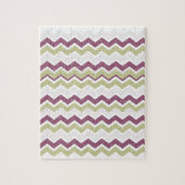 Mit Monogramm Zickzack Brille Puzzle (Vertikal)