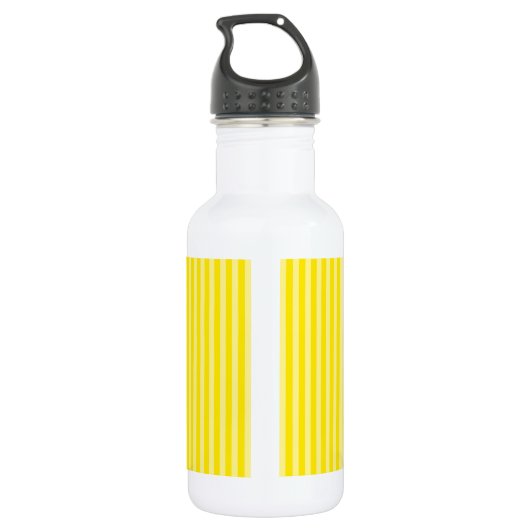 Mit Monogramm Zitronen für Lemonade Flasche Edelstahlflasche (Rückseite)