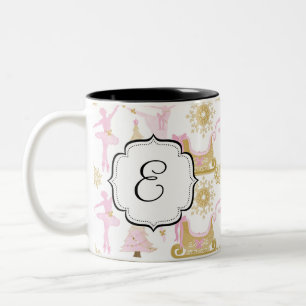 Mit Monogramm Zweifarbige Tasse
