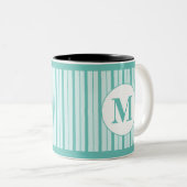 Mit Monogramm Zweifarbige Tasse (VorderseiteRechts)