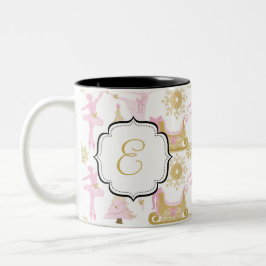 Mit Monogramm Zweifarbige Tasse