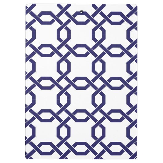 Mit Monogramm Zwischenplatine aus Gitter und Grosg Klemmbrett (Rückseite)