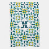 Mit moogram VerdeSol Azulejo Harmony Geschirrtuch (Vertikal)
