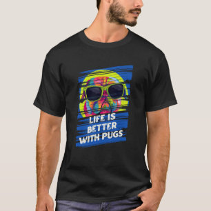 mit Mops Holländischer Bulldoggen Humor Mops Besit T-Shirt