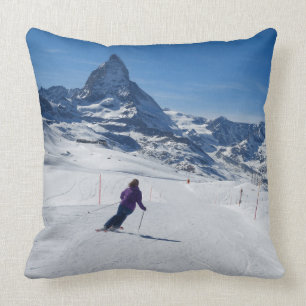 Mit Mt. Matterhorn in Zermatt Ski fahren, die Kissen