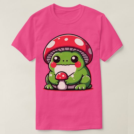 Mit Mushroom-Hutfrosch T-Shirt (Design vorne)
