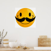 mit Mustache Poster (Küche)