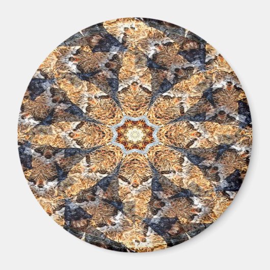 Mit Mutter Erde zu sein...... Magnet (Vorne)