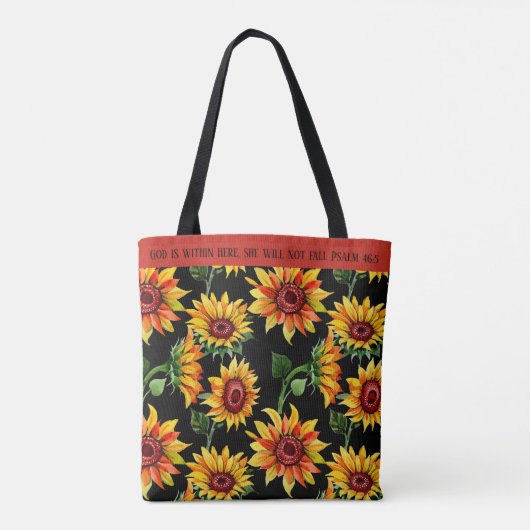 Mit Name oder Angebotsblume personalisieren Tasche (Rückseite)