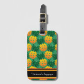 Mit Namen Ananas-Ananas  Gepäckanhänger (Vorderseite Vertikal)