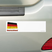 MIT Namen Deutschland Fliegende Flagge Autoaufkleber (Auf Auto)