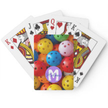 Mit Namen / erste farbige Pickleballs spielen