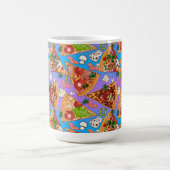 Mit Namen Funny Pizza Scheiben Kaffeetasse (Mittel)