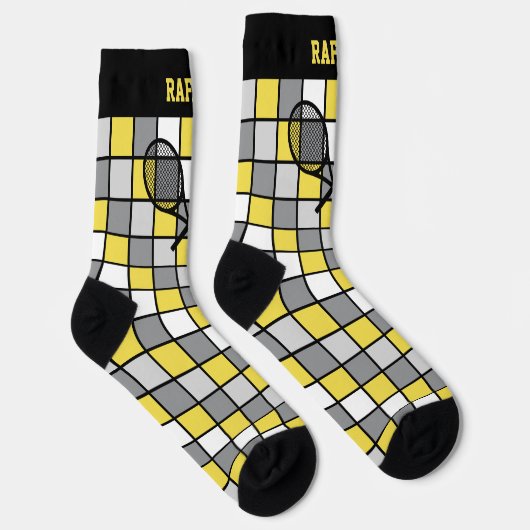 Mit 🎾 Namen geprüft Socken (Rechts)