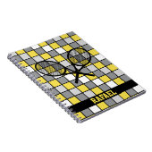 Mit 🎾 Namen geprüft Tennisschläger Notebook Notizblock (Rechte Seite)