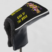 Mit Namen 👑 King-dinks - Pickleball Golf Headcover (3/4 Vorderseite)