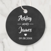 Mit Namen Personalisierte Gastgeschenk Hochzeit-Ta Geschenkanhänger (Vorderseite)