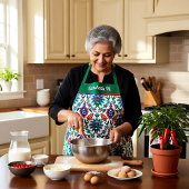 Mit Namen 💙 ❤️ Schöne türkische Fliesen Schürze