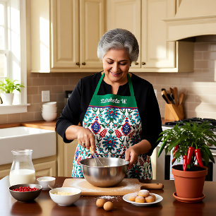 Mit Namen 💙 ❤️ Schöne türkische Fliesen Schürze