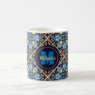 Mit Namen und Anfangs- Fliesen im orientalischen S Kaffeetasse