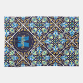 Mit Namen und ursprünglichen orientalischen Fliese Geschirrtuch (Horizontal)