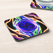 Mit Neonmustern den Platz noch besser machen Getränkeuntersetzer (Linke Seite)