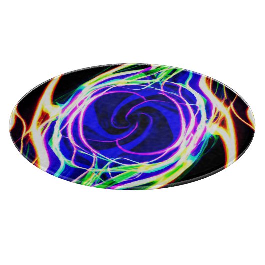 Mit Neonmustern den Platz noch besser machen Schneidebrett (Ecke)