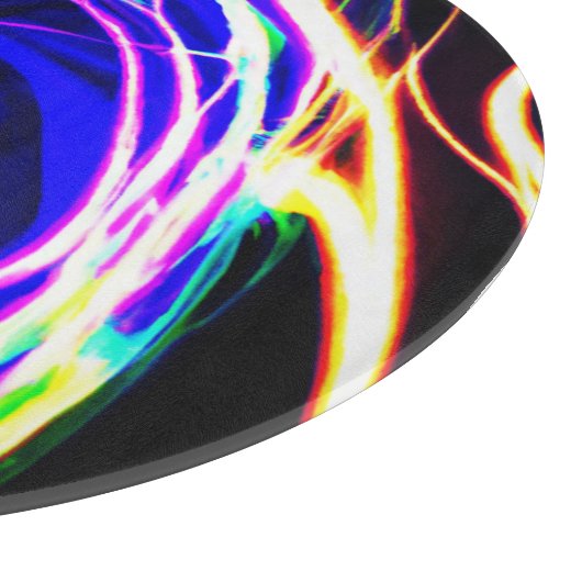 Mit Neonmustern den Platz noch besser machen Schneidebrett (Ecke)