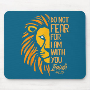 Mit Nicht Furcht Bin Ich Christlicher Löwe Mousepad
