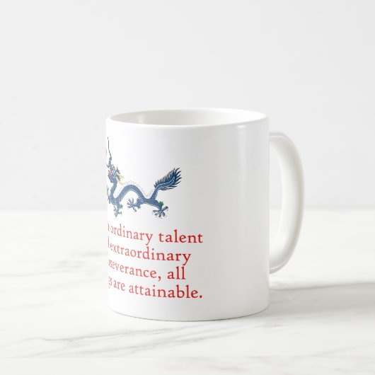 Mit normalem Talent - Dauerangebot Kaffeetasse (VorderseiteRechts)