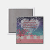 Mit nur der Dunkelheit für den Firmenmagnet Magnet (Vorderseite/Rückseite)