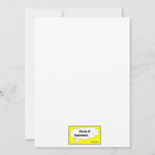 Mit nur der Dunkelheit für eine Firmenflachkarte Karte (Rückseite)