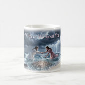 Mit oder ohne dich Stormy Love Mug Kaffeetasse (Mittel)