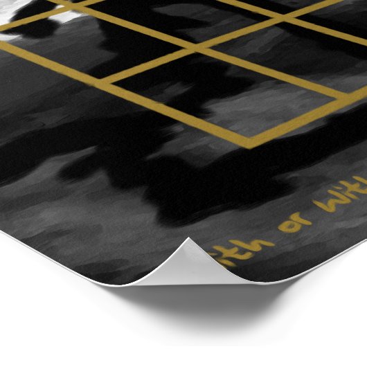 mit oder ohne Sie (D) Poster (Ecke)