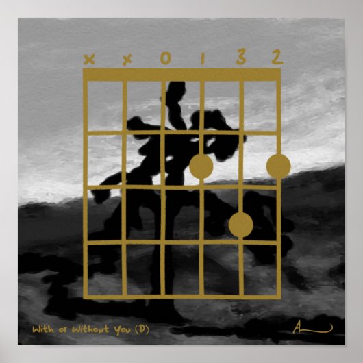 mit oder ohne Sie (D) Poster (Vorne)