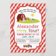 MIT OINK, BAA, CLUCK, MOO FARM BIRTHDAY