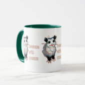 mit Opossum Phantastisch Tasse (Vorderseite Links)