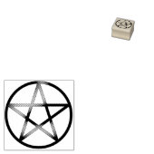 mit Pentagramm verziert Gummistempel (Stempel)