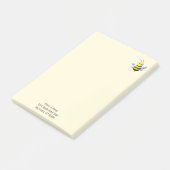 Mit personalisiertem Text cool sein Post-it Klebezettel (angewinkelt)