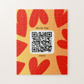 Mit personalisierten Song per QR-code Puzzle (Vertikal)