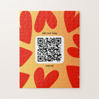 Mit personalisierten Song per QR-code Puzzle