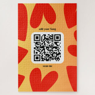 Mit personalisierten Song per QR-code Puzzle