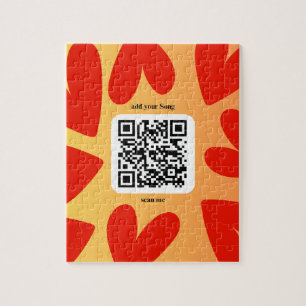 Mit personalisierten Song per QR-code Puzzle